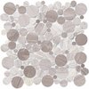 Msi Serenity Stone River Rock SAMPLE Marble Mesh-Mounted Mosaic Tile ZOR-MD-0458-SAM